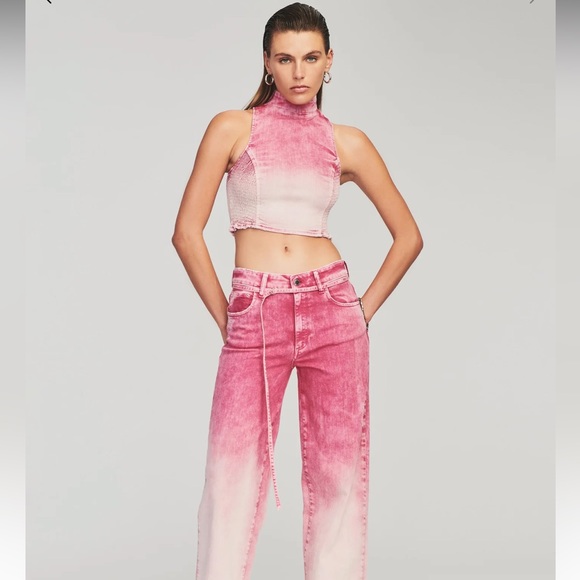 Retrofete Nova Top in Pink Sorbet - Picture 6 of 13